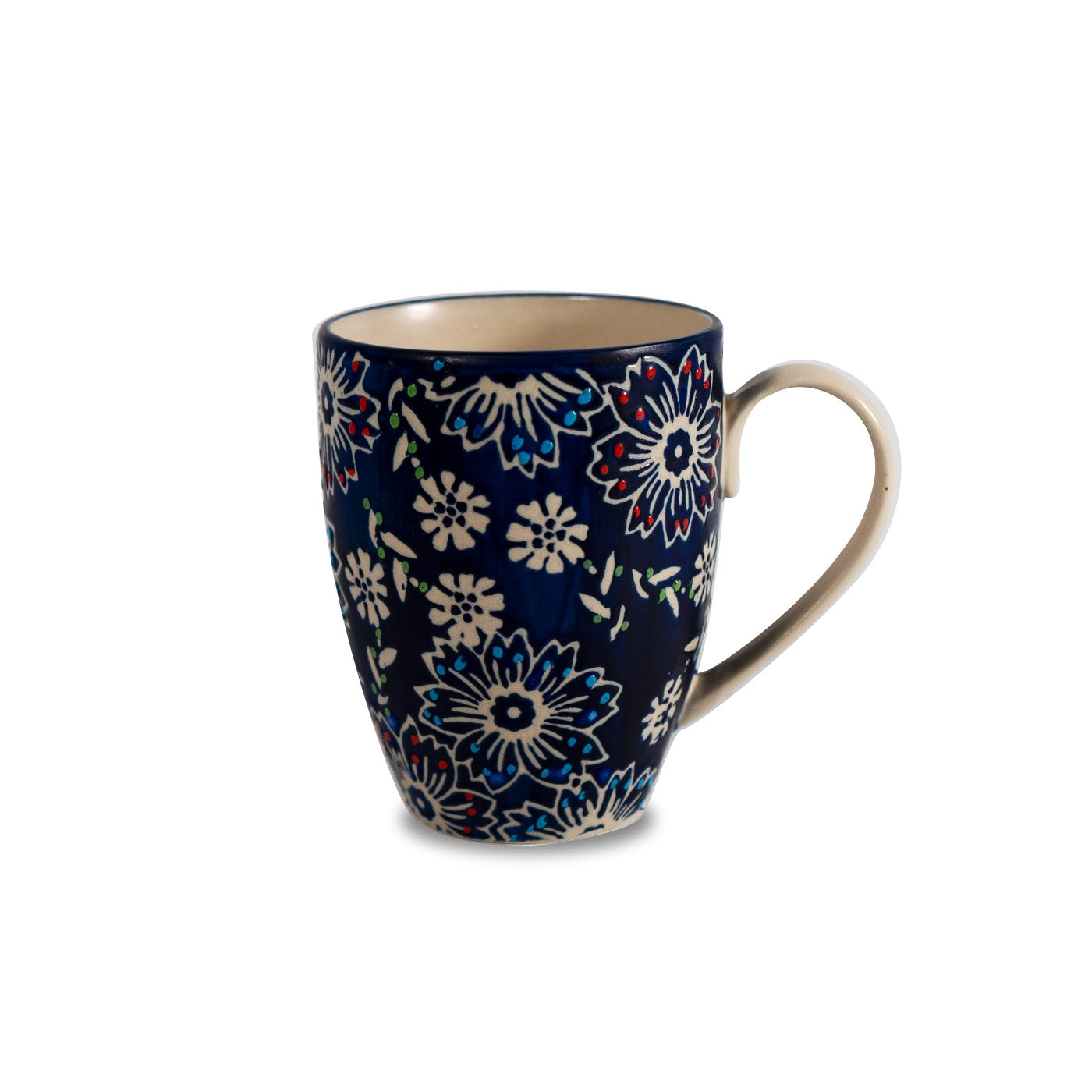 Tasse En Céramique Décorée Ø 9 X H 11 Cm Contenance 360 Ml