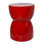 Samarcanda - Tabouret - Rouge - Céramique