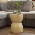 Samarcanda - Tabouret - Crème - Céramique
