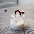 Monterey - Sucrier Avec Cuillère À Café Abeille Et Marguerite - Verre Borosilicate - 300ml