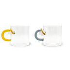 Monterey - Set De 2 Tasses À Café Abeille - Verre Borosilicate - 130ml