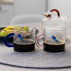 Monterey - Set De 2 Tasses À Café Libellule - Verre Borosilicate - 130ml