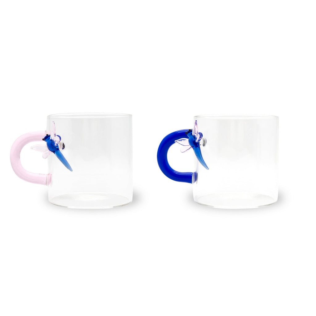 Monterey - Set De 2 Tasses À Café Libellule - Verre Borosilicate - 130ml