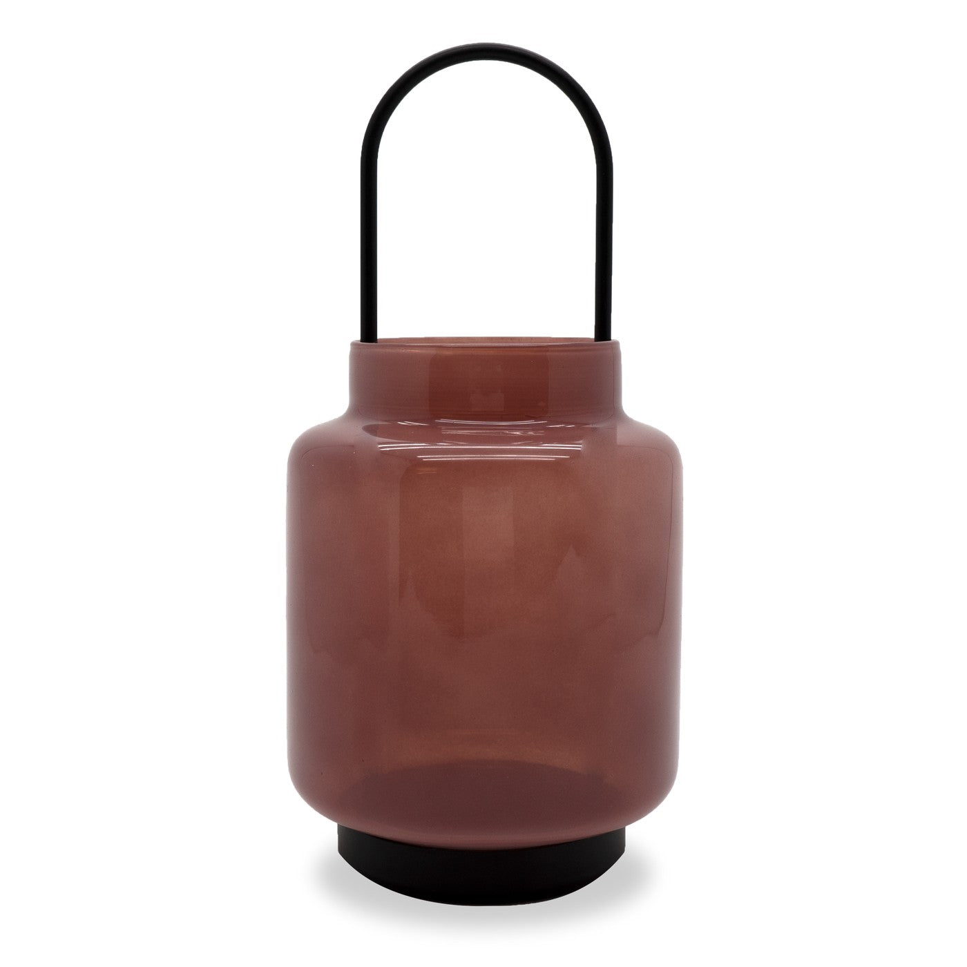 Samarcanda - Lanterne En Verre Pour L'intérieur Et L'extérieur - Rose - Verre Borosilicate