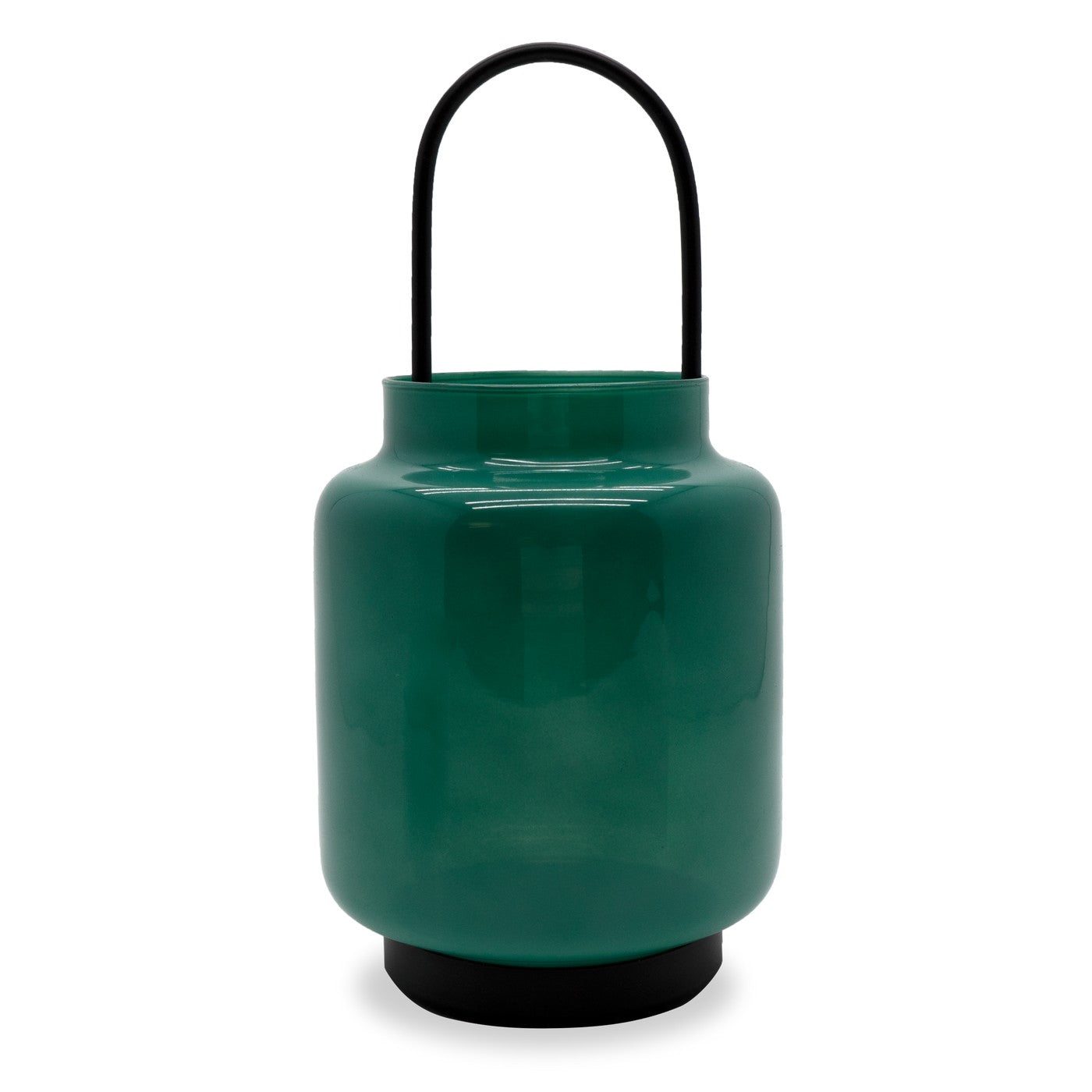 Samarcanda - Lanterne En Verre Pour L'intérieur Et L'extérieur - Vert - Verre Borosilicate