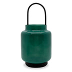 Samarcanda - Lanterne En Verre Pour L'intérieur Et L'extérieur - Verte - Verre Borosilicate