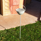 Austin - Support Spirale Anti-moustiques De Table Et De Sol Avec Tige Magnétique - Crème - Métal