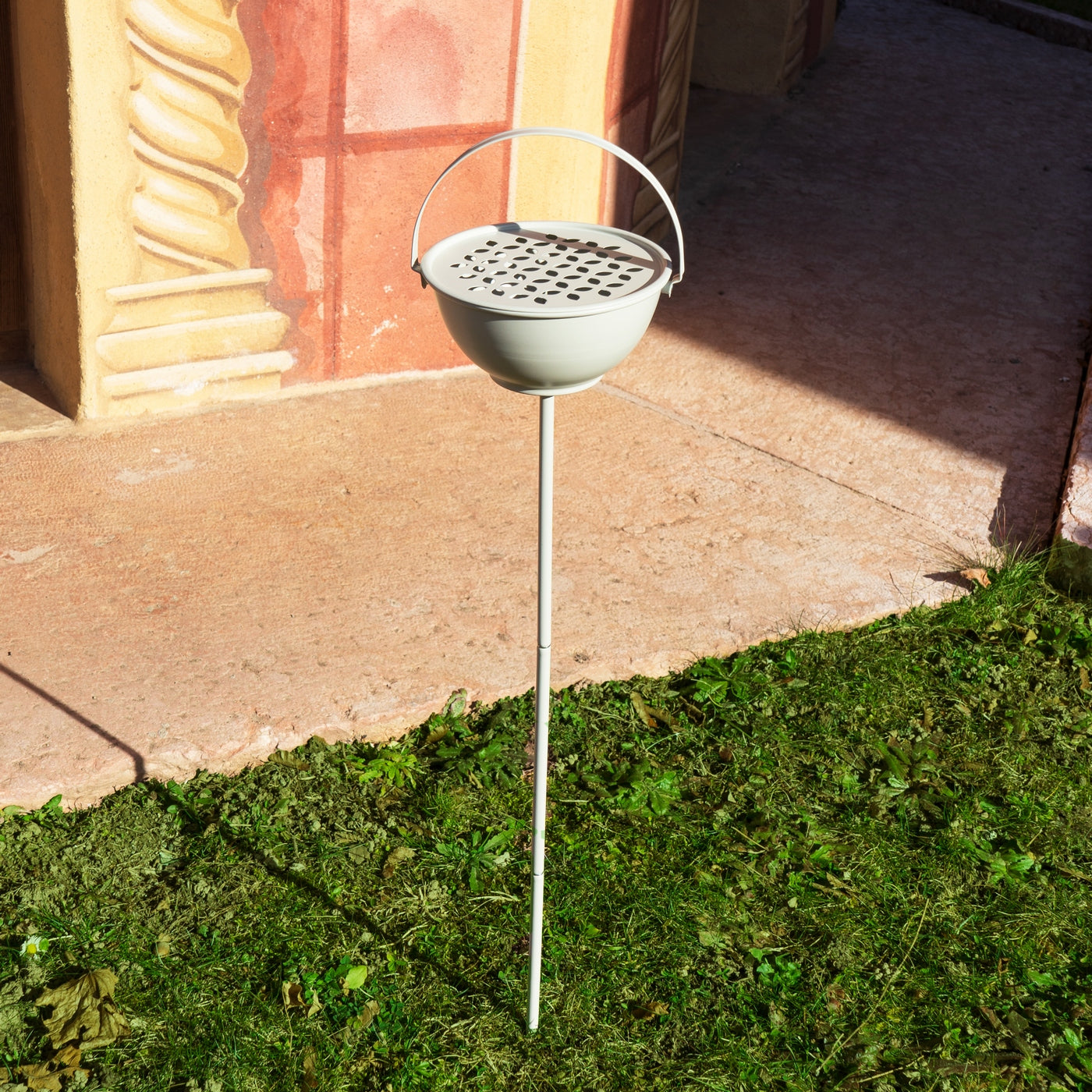 Austin - Support Spirale Anti-moustiques De Table Et De Sol Avec Tige Magnétique - Crème - Métal
