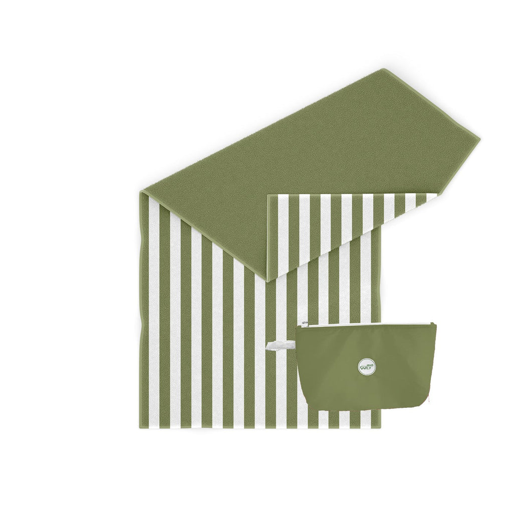 Austin - Pochette Isotherme Accompagnée D'une Serviette - Olive - Textile