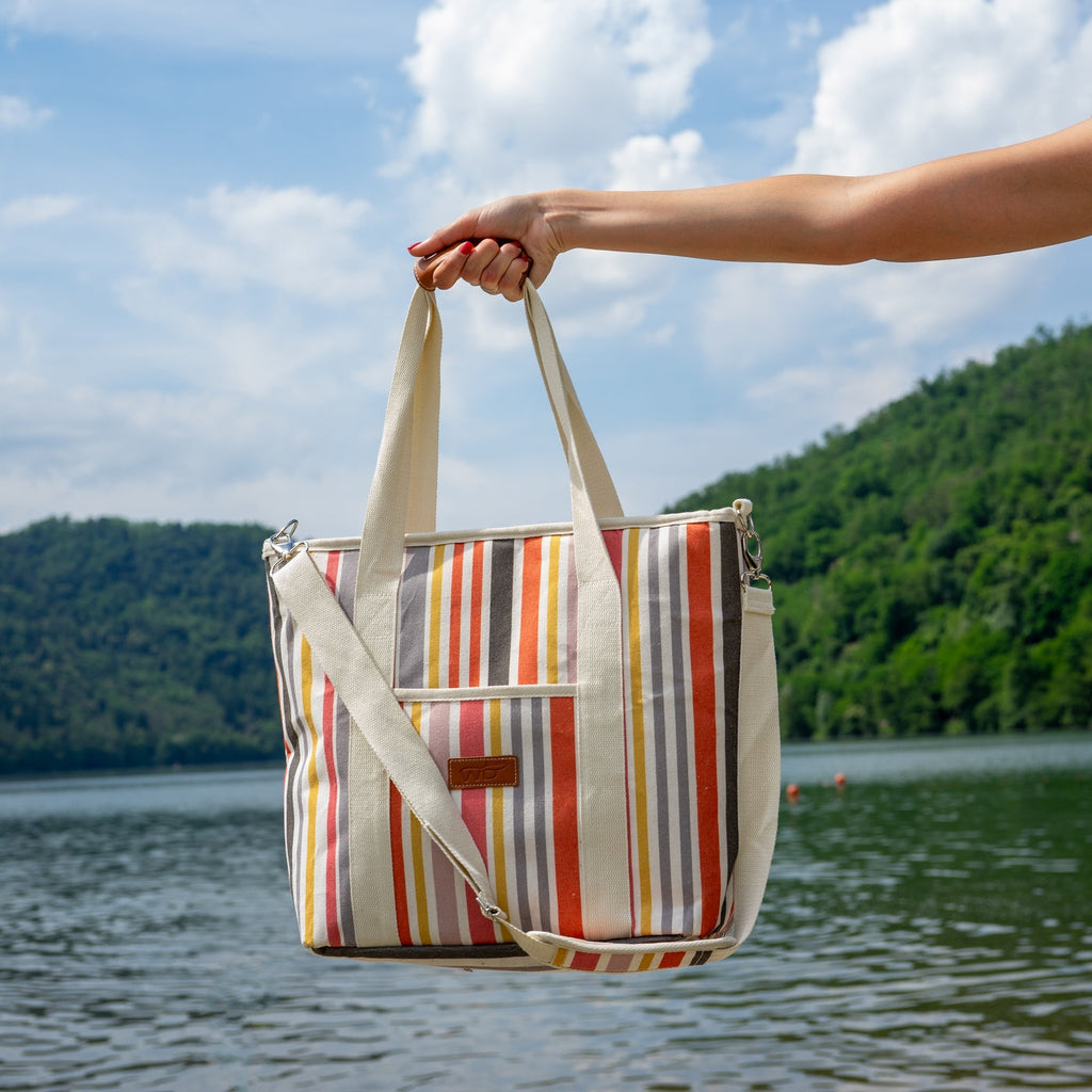 Austin - Sac Isotherme De Style Fourre-tout Rayé - Multicolore - Textile - 18L