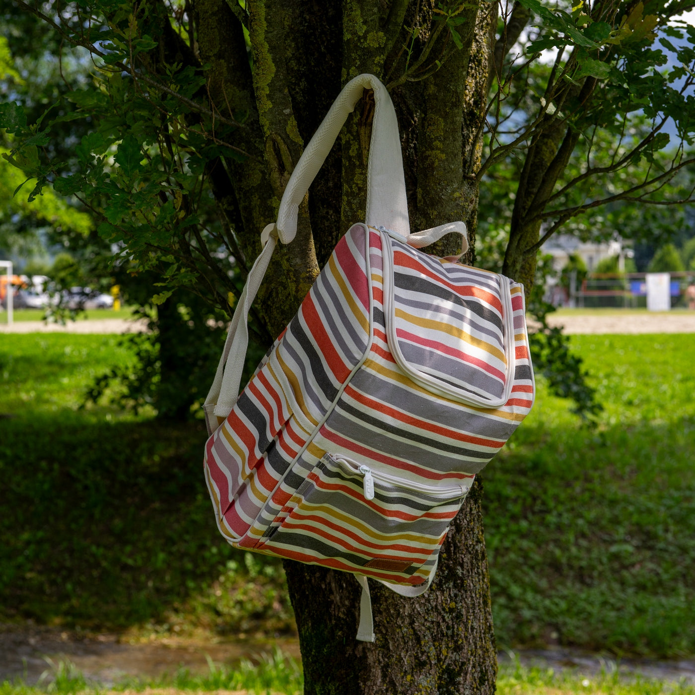 Austin - Sac À Dos Isotherme Rayé - Multicolore - Textile - 16L