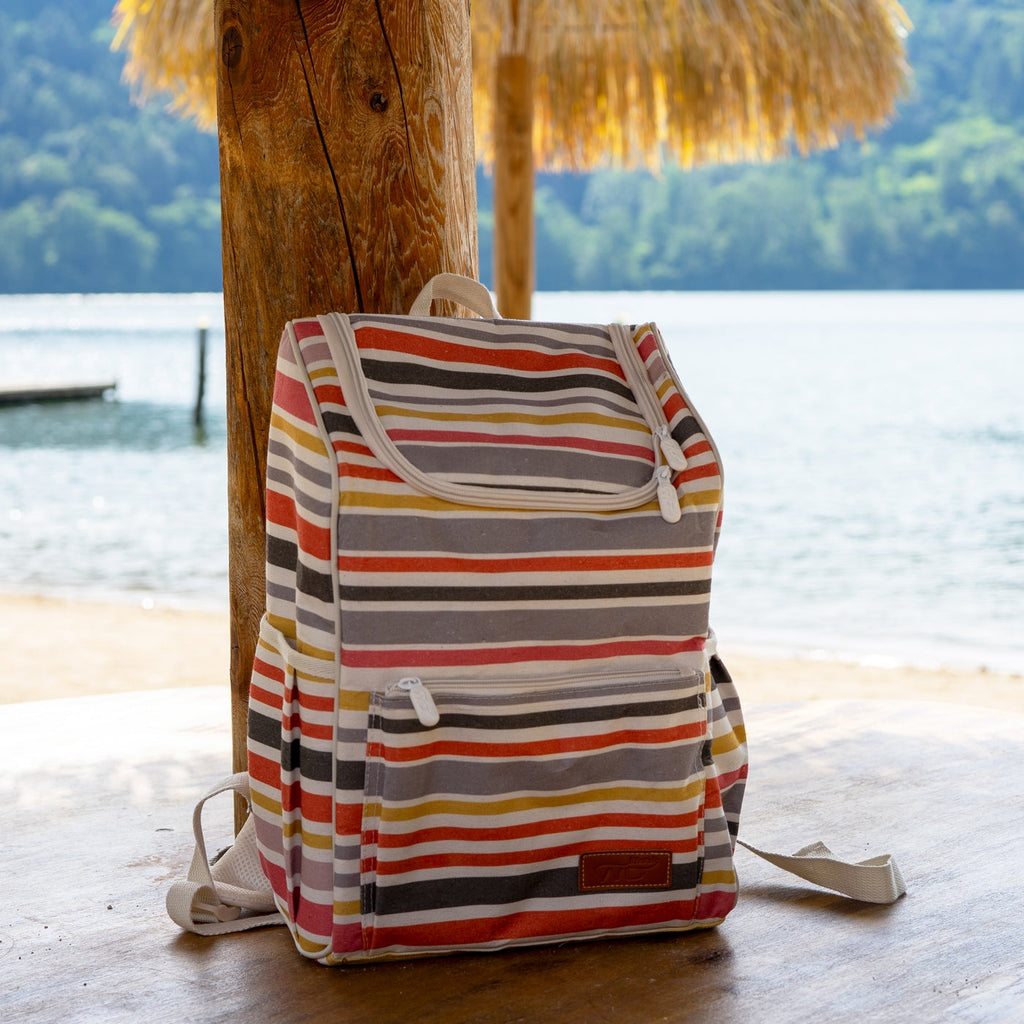Austin - Sac À Dos Isotherme Rayé - Multicolore - Textile - 16L
