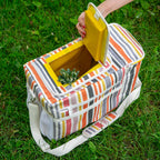 Austin - Sac Isotherme Rayé Avec Poche Pour Bouteille - Multicolore - Textile