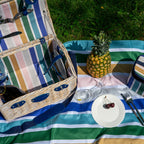 Austin - Panier Pique-nique Pour 2 Personnes - Blanche - Bois