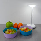 Balat - Set De 2 Bols - Turquoise Et Lilas - Verre Borosilicate - 300ml