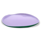 Balat - Assiette Plate - Lilas Et Vert - Verre Borosilicate