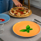 Mykonos - Assiette À Pizza De Papillon - Céramique