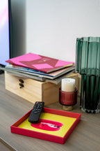 Mykonos - Plateau Vide-poches Carré Macarons - PVC