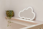 Tokyo - Miroir Néon Décoratif Avec Lumières LED Nuage Blanc