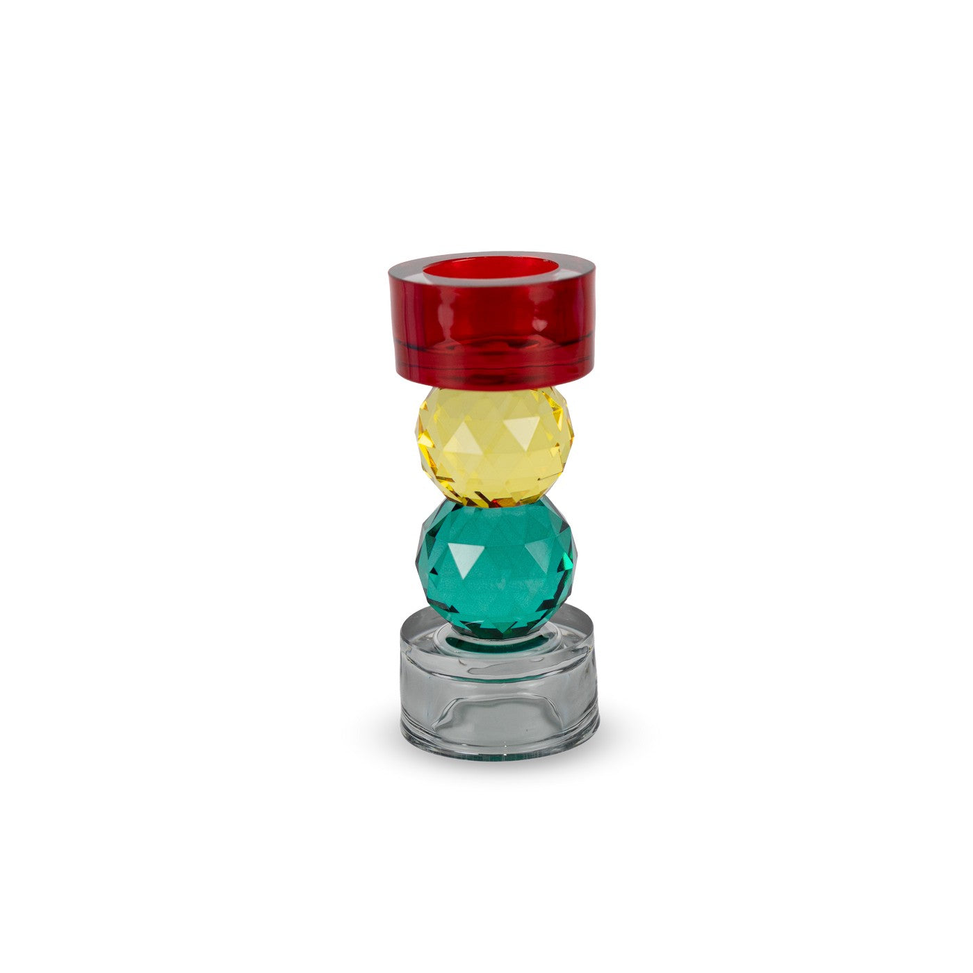 Anversa - Porte-bougie Effet Diamant - Verre Borosilicate