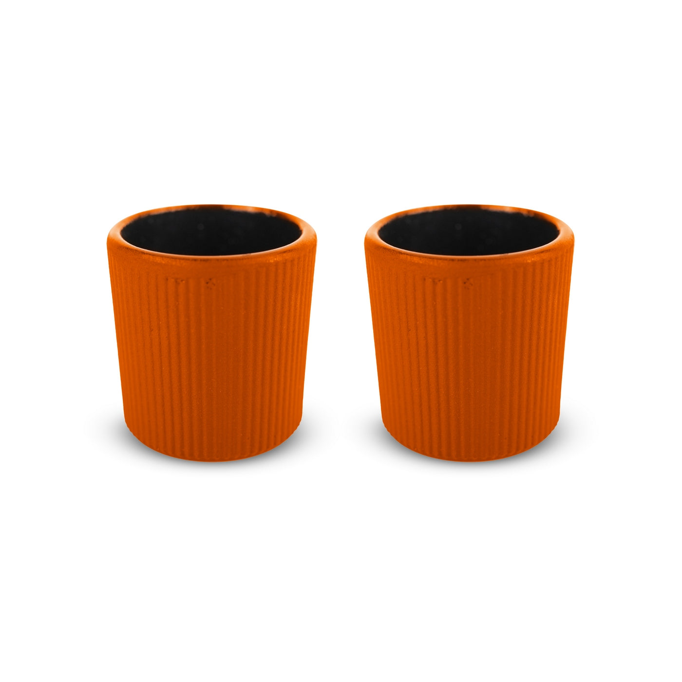 Osaka - Set De 2 Tasses - Orange - Métal - 100ml