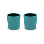 Osaka - Set De 2 Tasses - Bleu Clair - Métal - 100ml