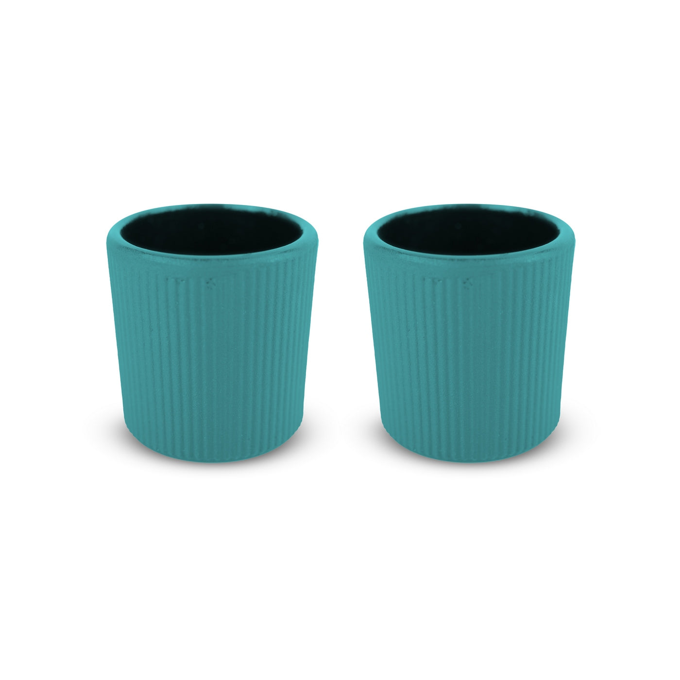 Osaka - Set De 2 Tasses - Bleu Clair - Métal - 100ml