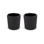 Osaka - Set De 2 Tasses - Noir - Métal - 100ml