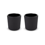 Osaka - Set De 2 Tasses - Noir - Métal - 100ml