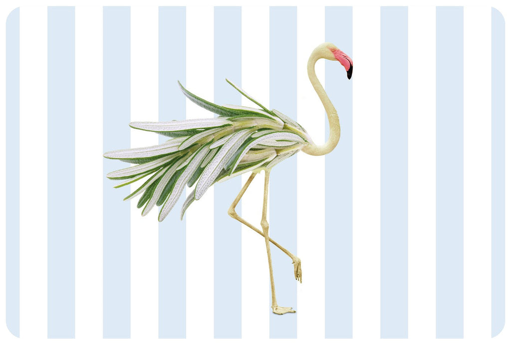 Mykonos - Lot De 2 Sets De Table Flamant Rose - PVC