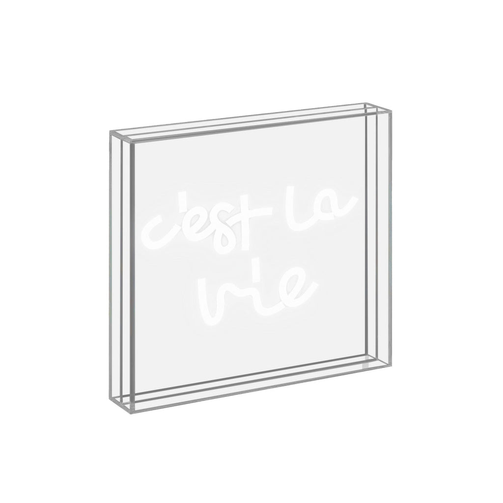 Tokyo - Enseigne Néon Avec Cadre C'EST LA VIE