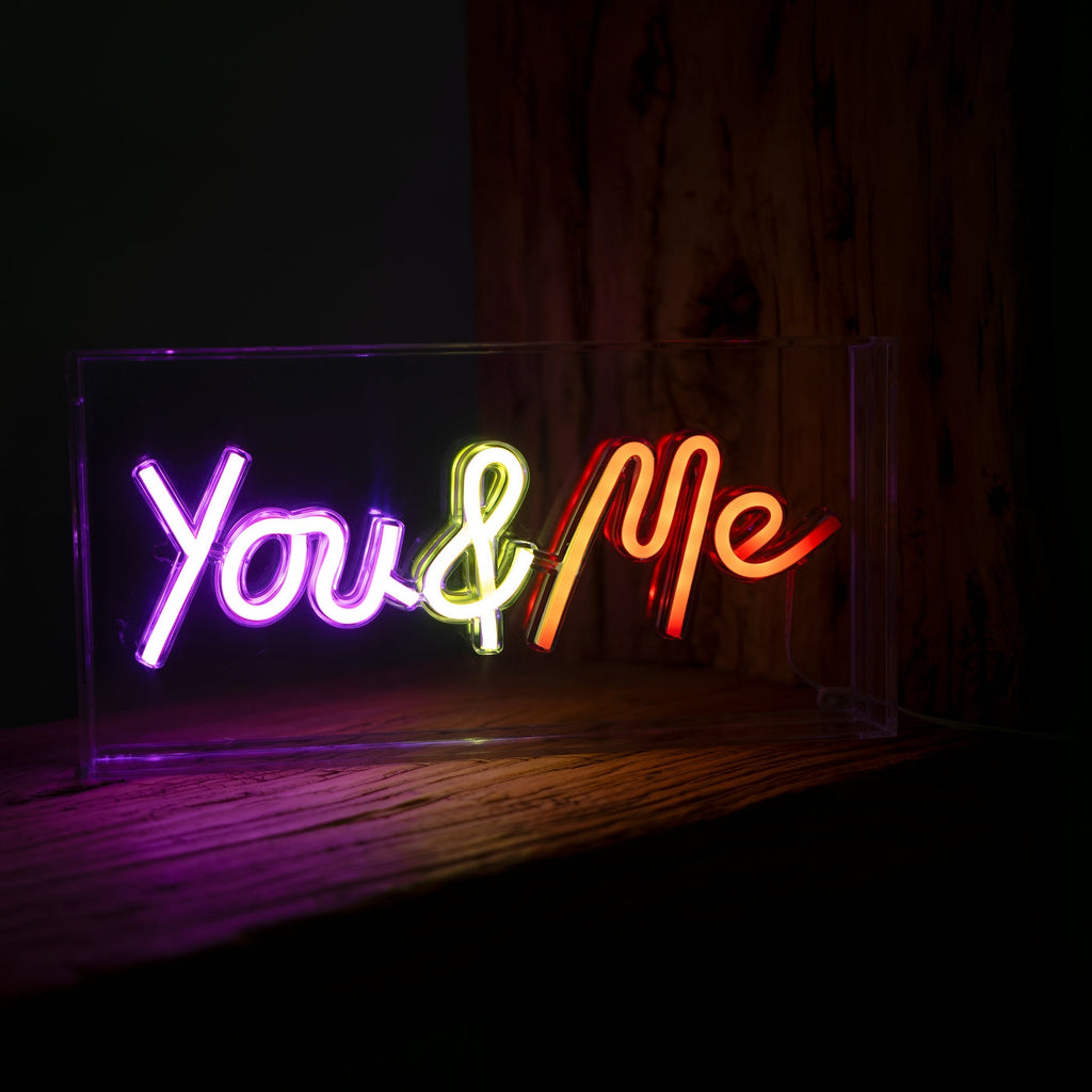 Tokyo - Enseigne Néon Avec Cadre YOU&ME