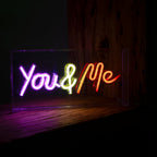 Tokyo - Enseigne Néon Avec Cadre YOU&ME