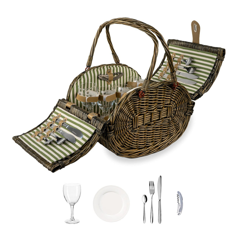 Austin - Panier Pique-nique - Verte
