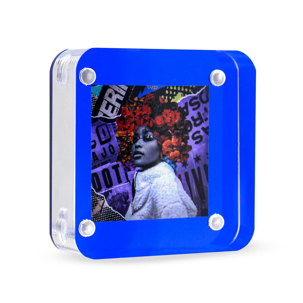 Tokyo - Cadre Avec Fermeture Magnétique - Bleu - PVC