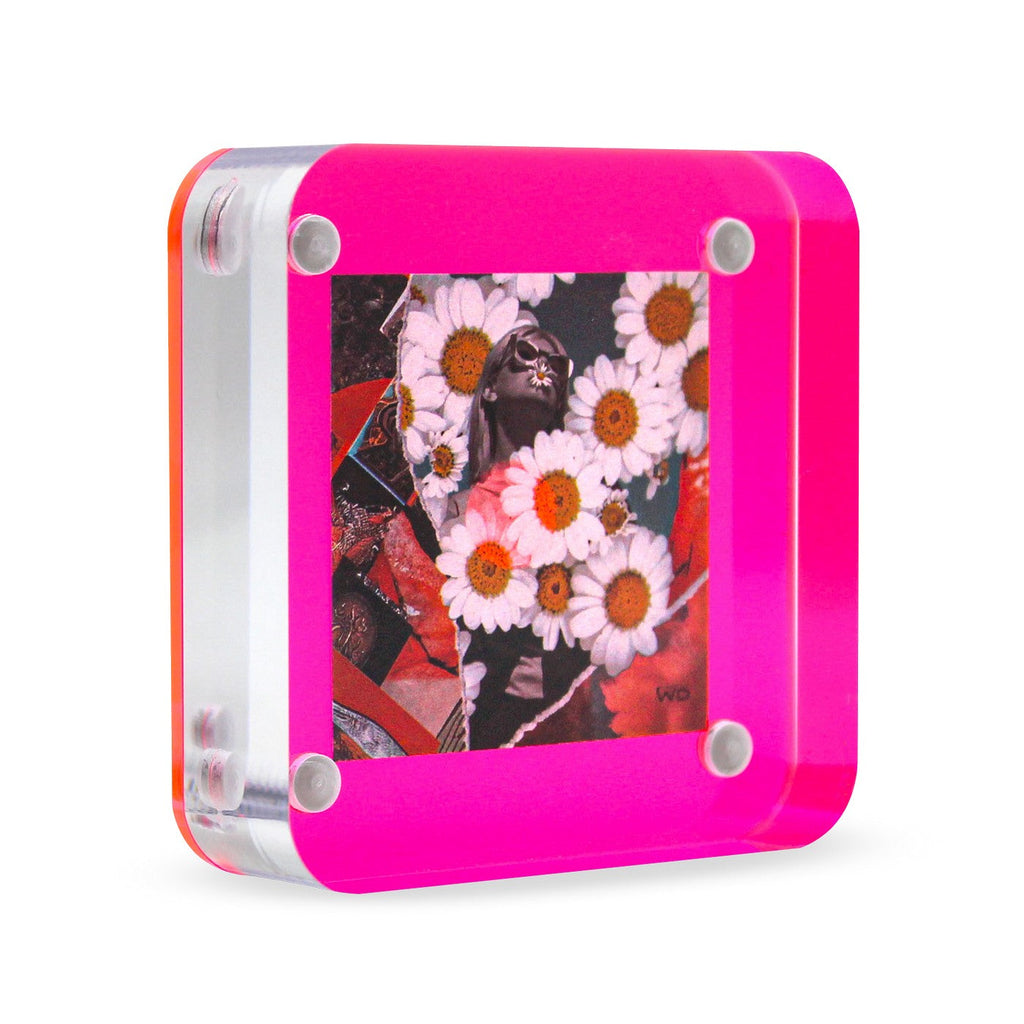Tokyo - Cadre Avec Fermeture Magnétique - Rose - PVC