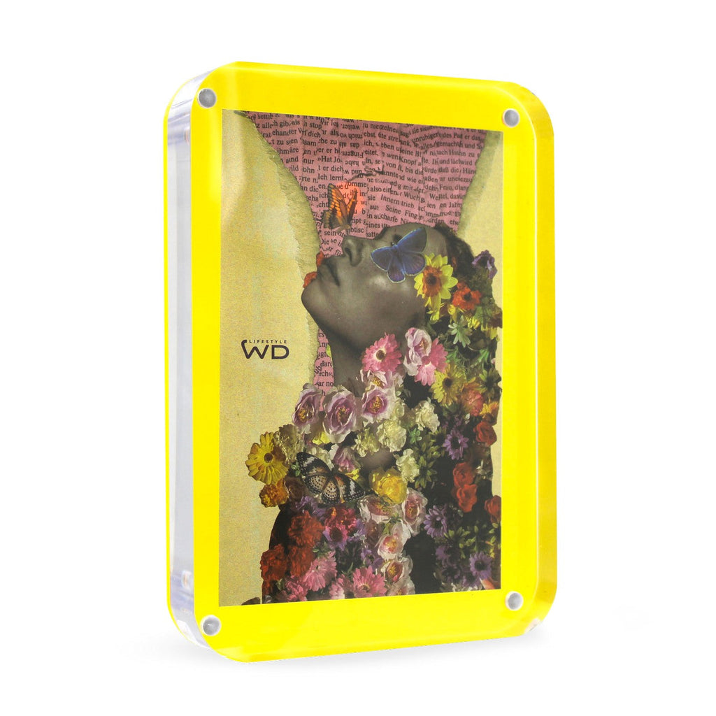 Tokyo - Cadre Avec Fermeture Magnétique - Jaune - PVC