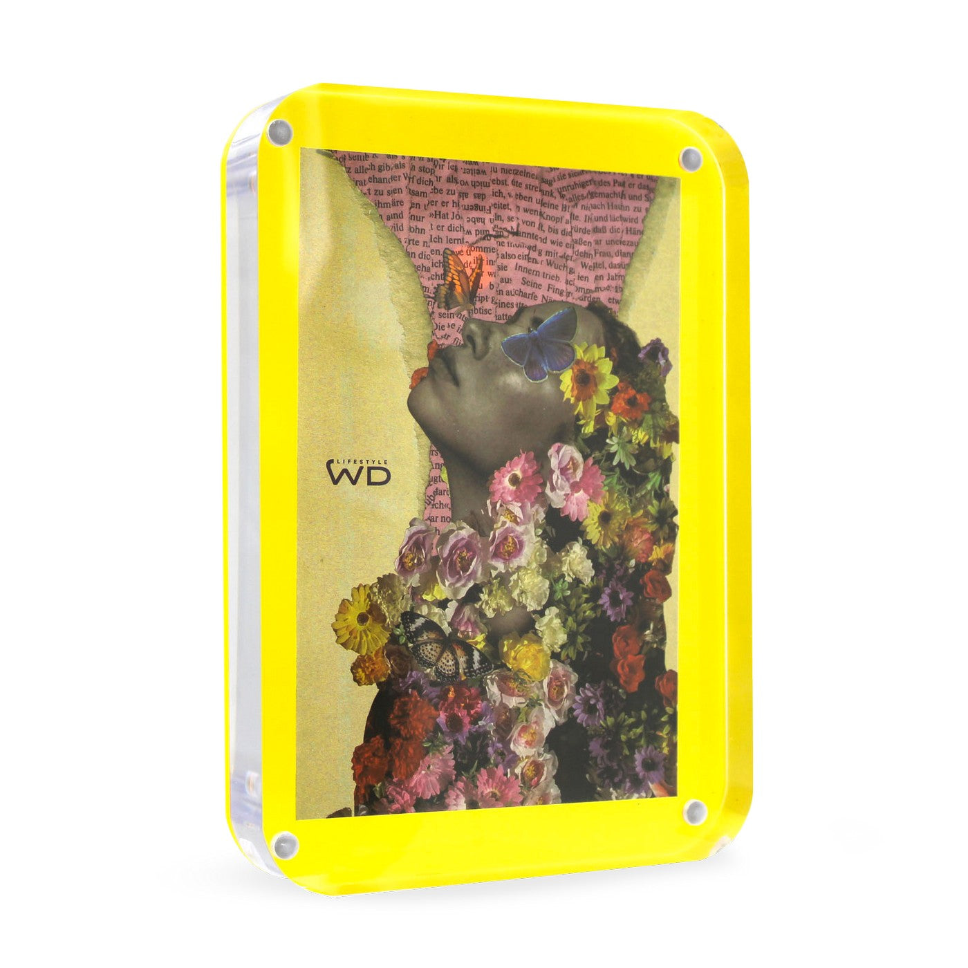 Tokyo - Cadre Avec Fermeture Magnétique - Jaune - PVC