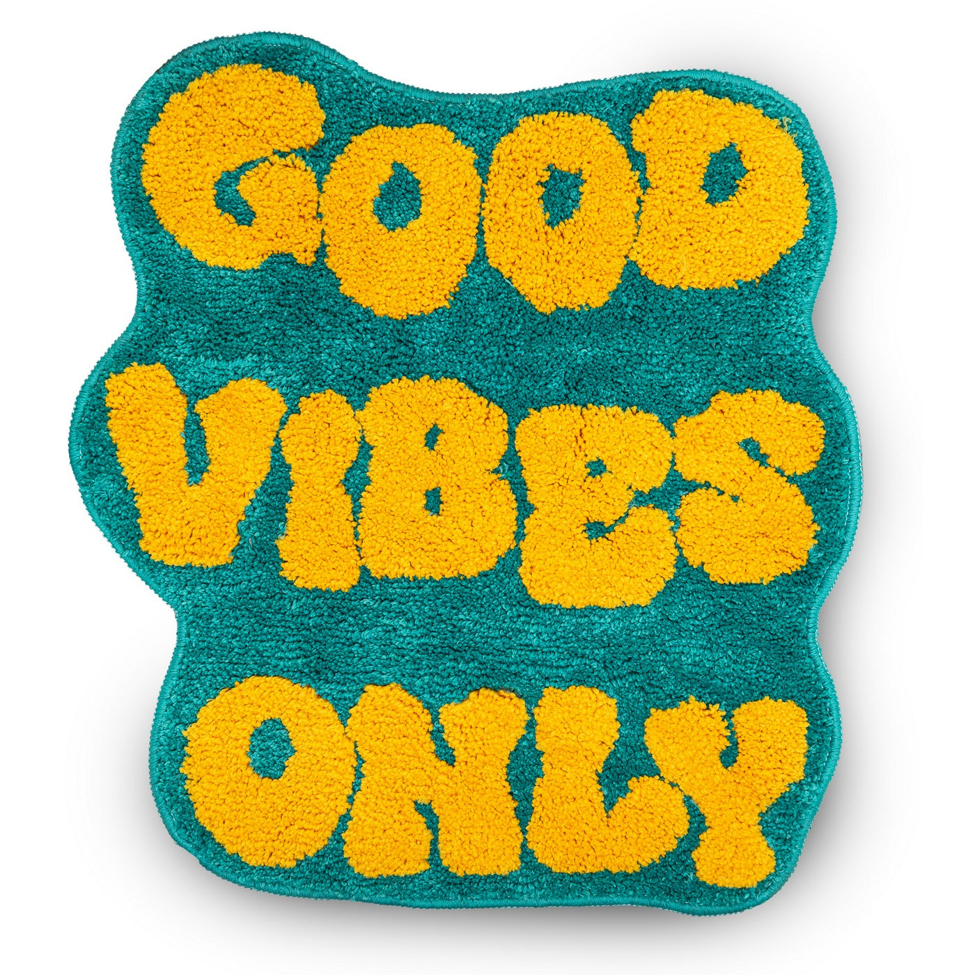 Amsterdam - Tapis Coloré Good Vibes Only - Textile
