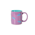 Wellington - Lot De 2 Mugs Arête De Poisson Bleue Claires - Céramique - 420ml