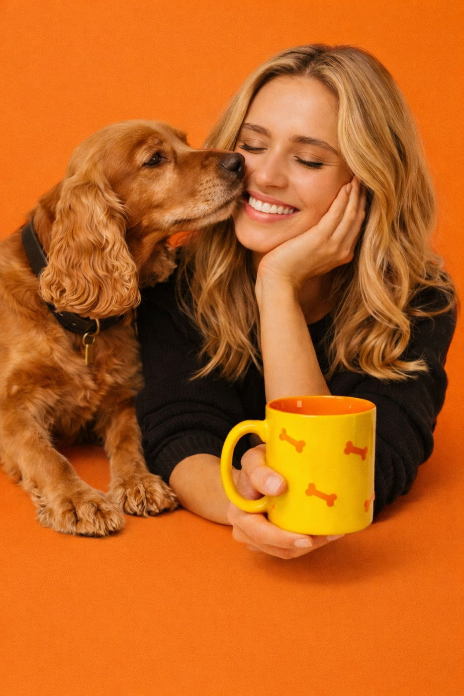 Wellington - Lot De 2 Mugs Os Oranges - Céramique - 420ml