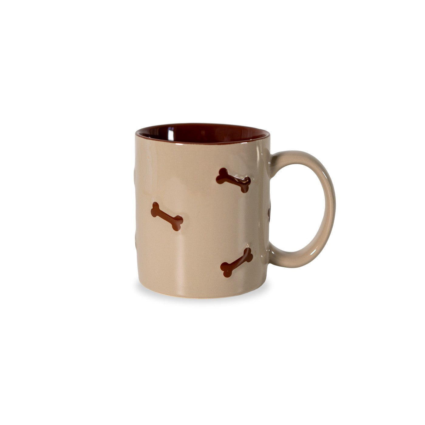 Wellington - Lot De 2 Mugs Os Marrons - Céramique - 420ml
