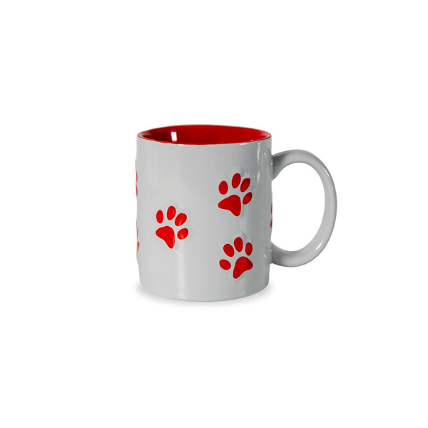 Wellington - Lot De 2 Mugs Patte Rouges - Céramique - 420ml