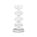 Porte-Bougies Ou Vase Soliflore En Verre - Transparent