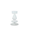 Porte-Bougies Ou Vase Soliflore En Verre - Transparent