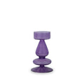 Porte-Bougies Ou Vase Soliflore En Verre - Violet