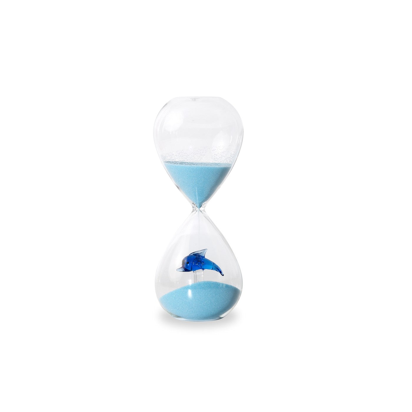 Monterey - Sablier Avec Décor En Verre Coloré À L’intérieur Dauphin - Verre Borosilicate