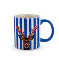 Mykonos - Lot De 2 Tasses Cornes Sucres D'orges - Céramique - 330ml