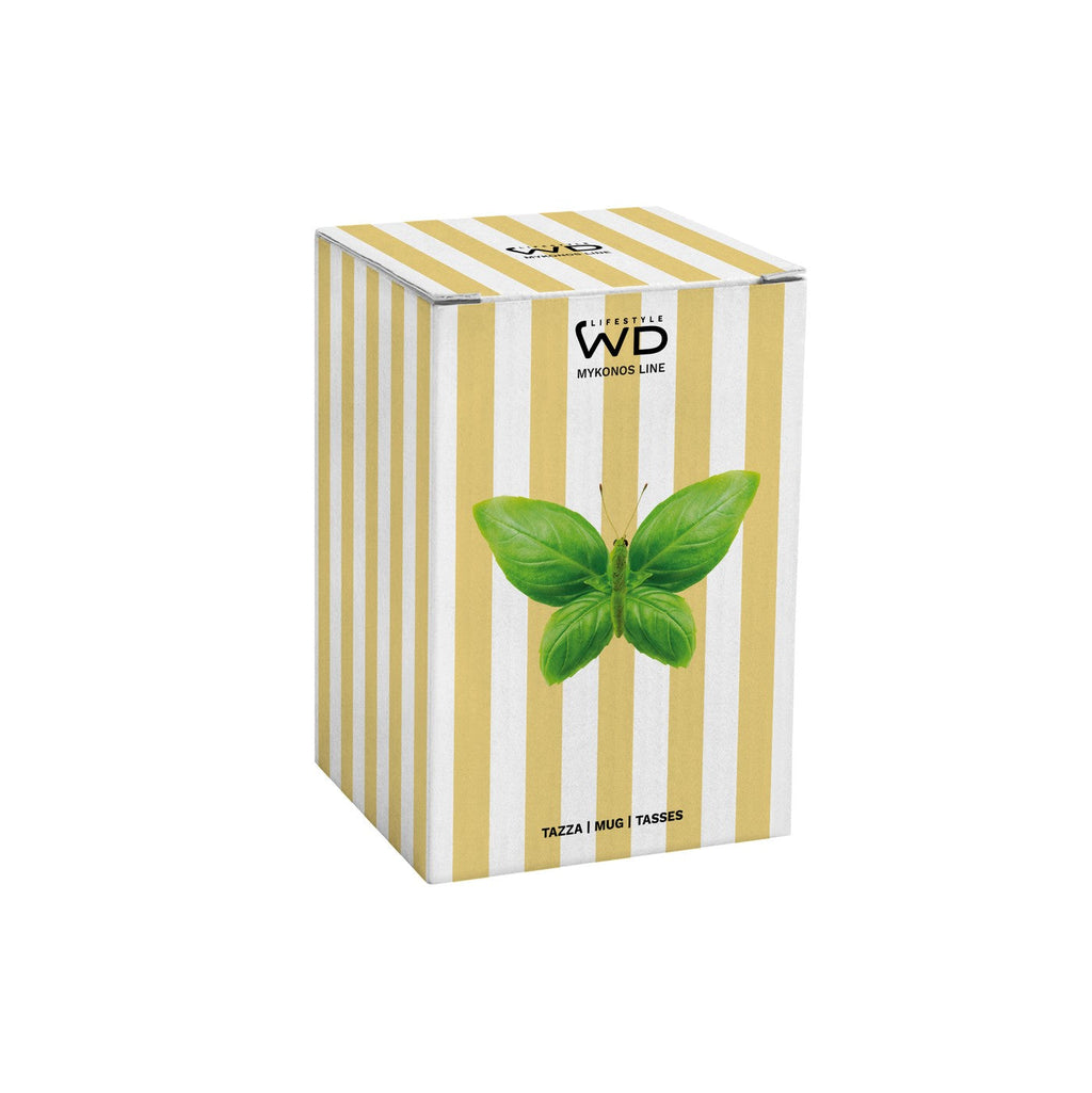 Mykonos - Lot De 2 Tasses Papillons - Céramique - 330ml