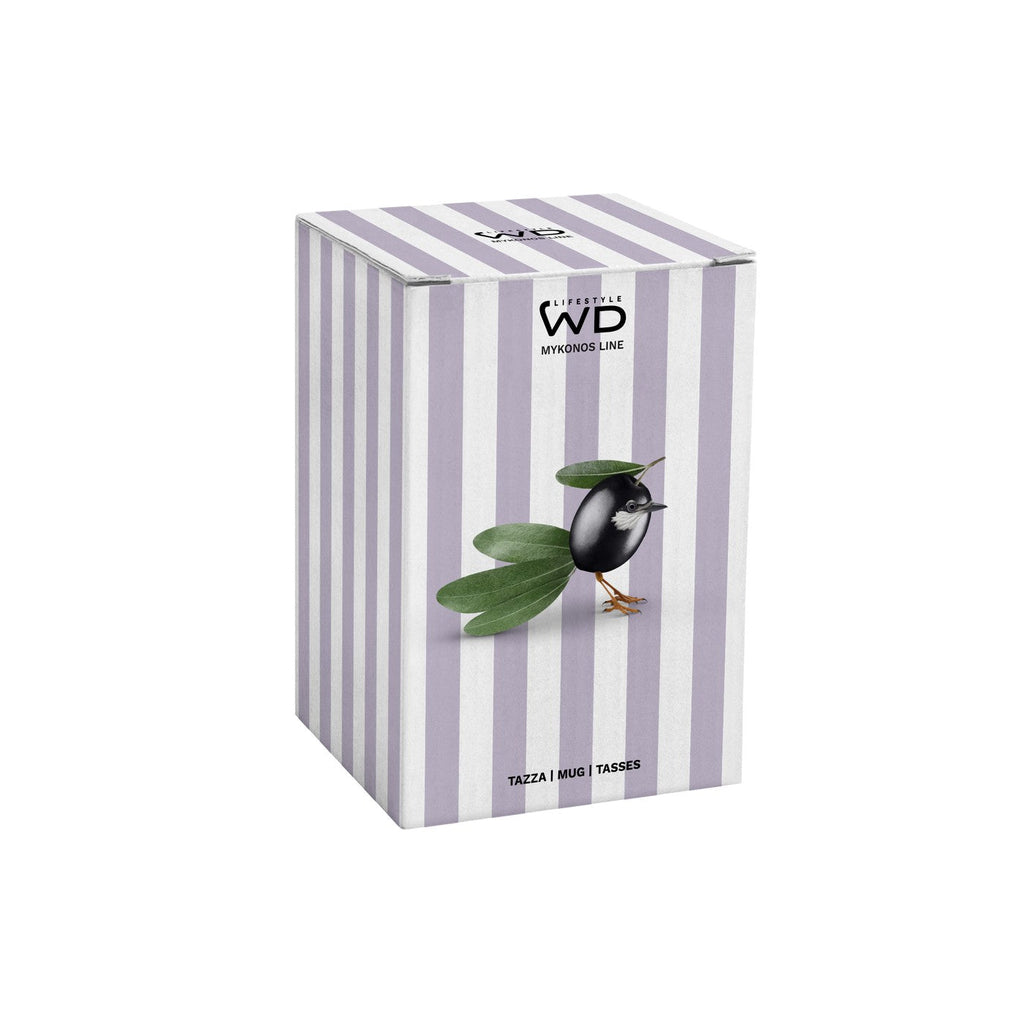 Mykonos - Lot De 2 Tasses Olives - Céramique - 330ml